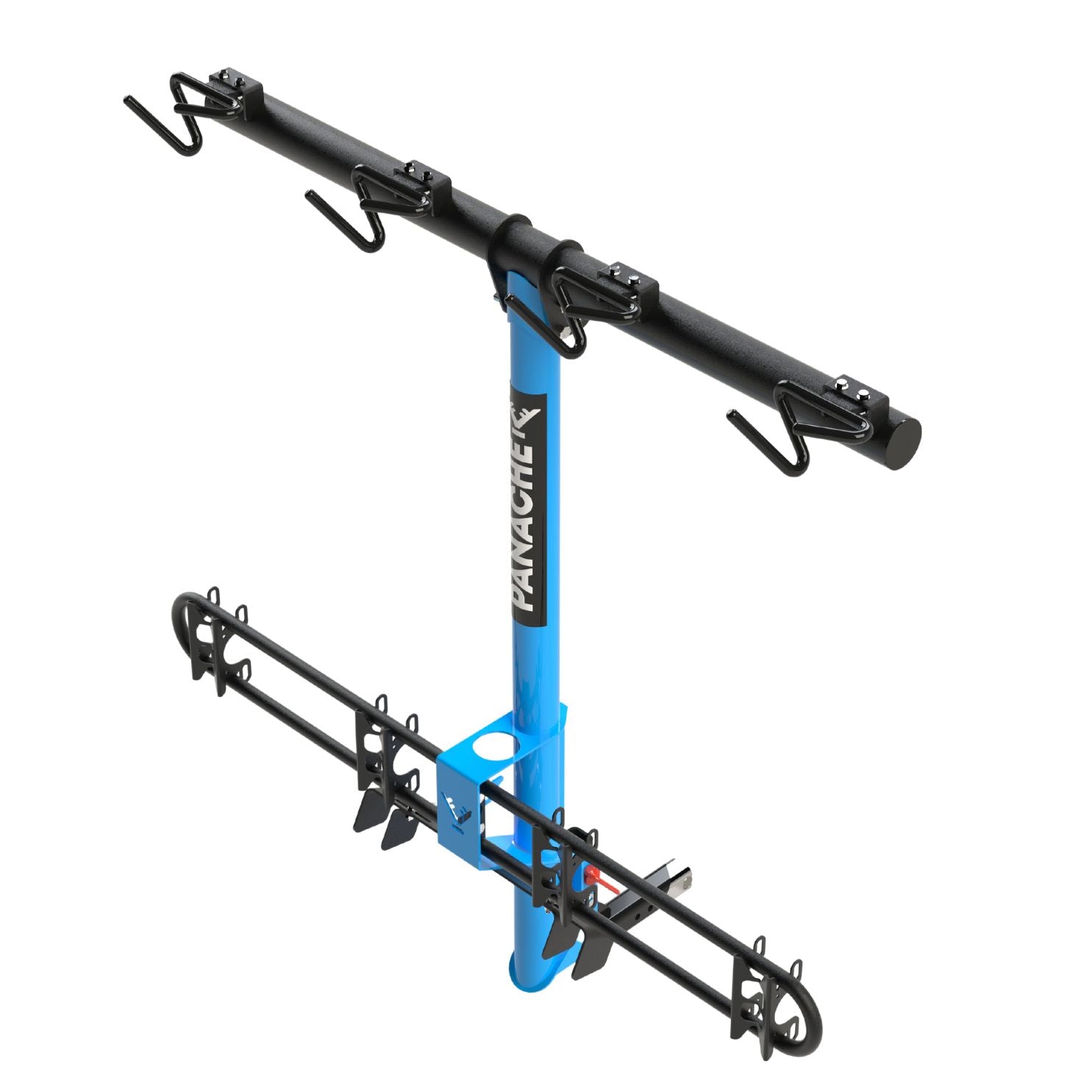 T4 IMPERFECT vertical bike rack for 2 inch hitch - BLUE