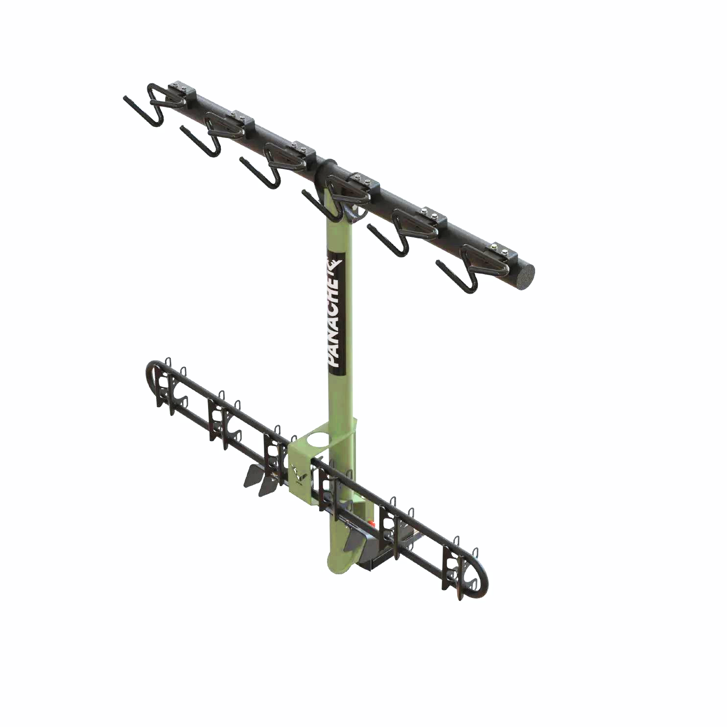 T6 - 6 bike hitch mount vertical bike rack for 2 inch hitch