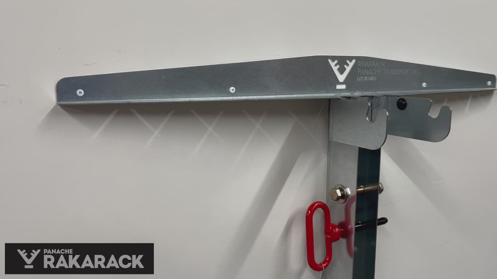 Installation video if Panache Rack Rakarack wallmount for vertical bike racks