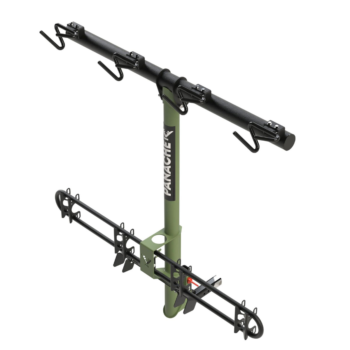 T4 vertical bike rack for 2 inch hitch | Panache Rack